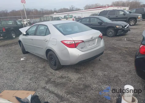 2016 Toyota Corolla Le z USA, uszkodzony, nr VIN 2T1BURHE1GC620177